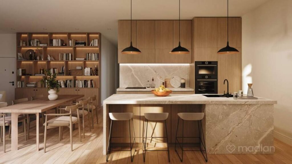 Amatzia 3A, Greek Colony, kitchen (developer rendering)