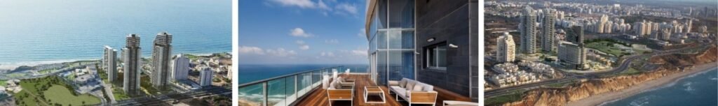 Lagoon, Netanya: balcony overlooking the sea (developer rendering)