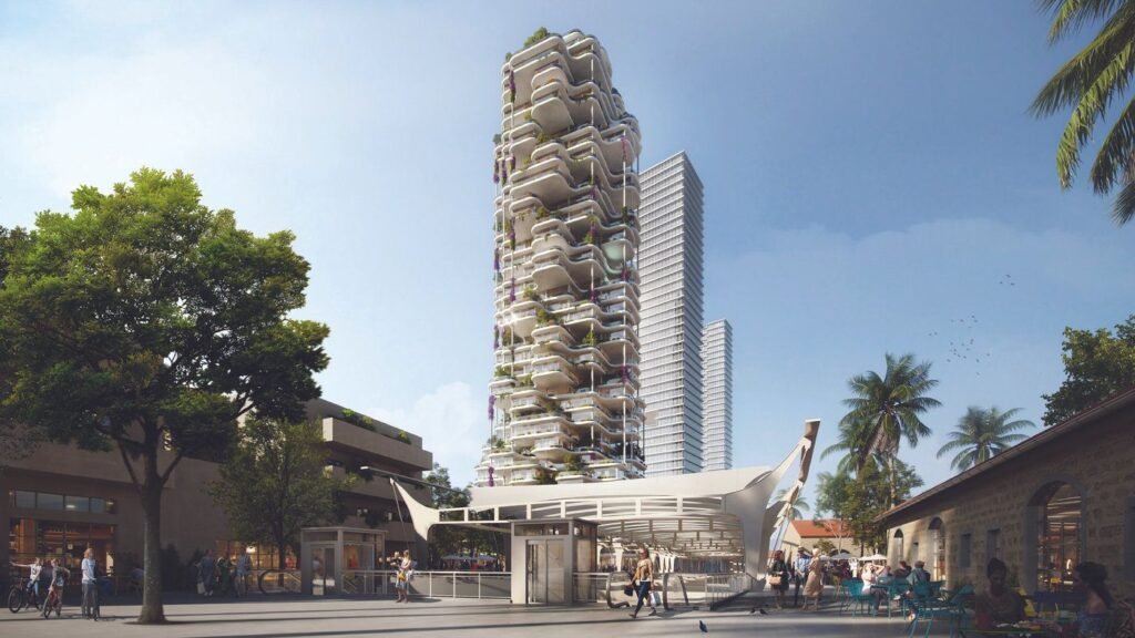 Lapid Complex in Neve Tzedek by Israel Canada, new construction in Tel Aviv (interior)