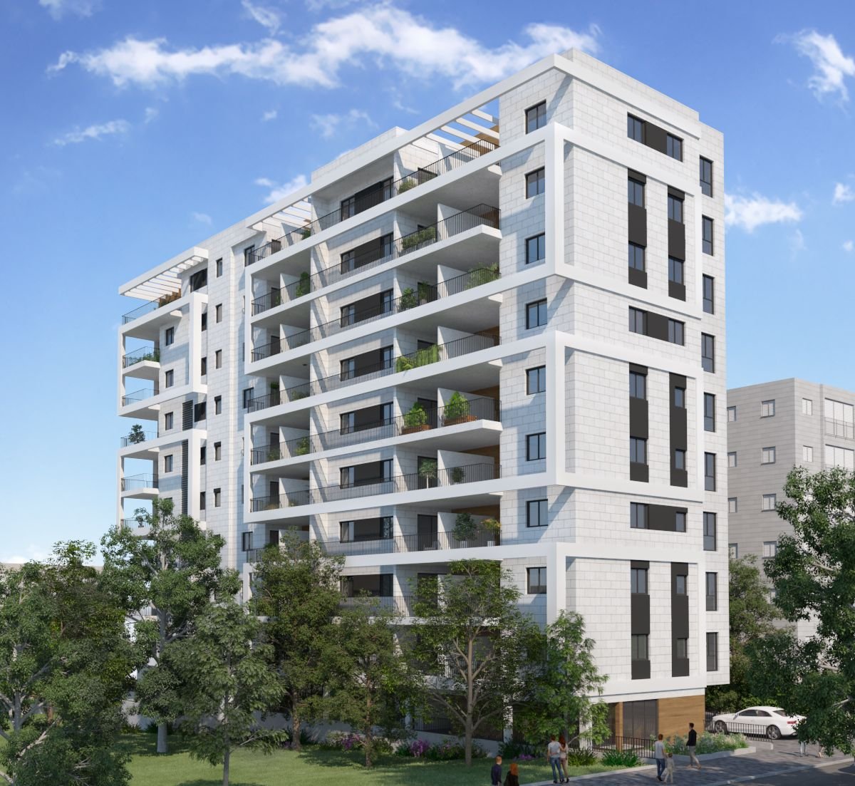 Mivtza Kadesh 1-3-5 by Bonei Binyan, new residential building in Ra'anana