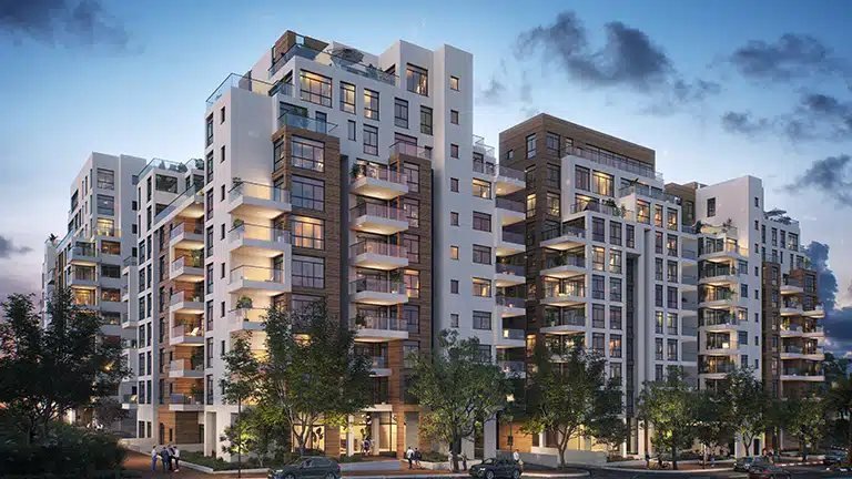Vision Ra'anana by Kedar, new residential towers on Geula Street, Ra'anana